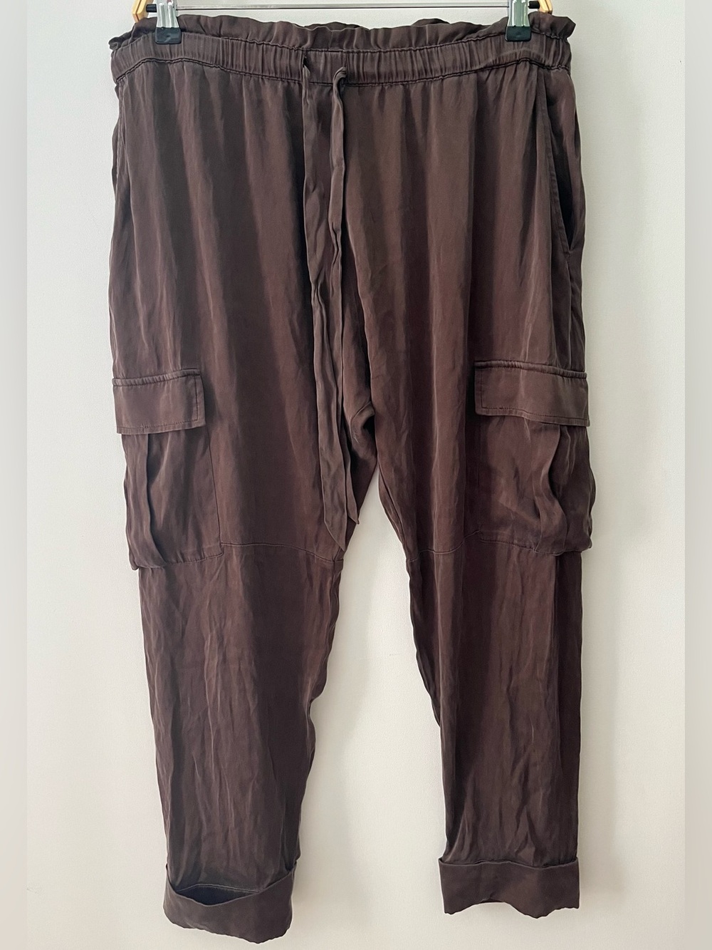 Cami NYC Carmen Silk Cargo Pant - Clove